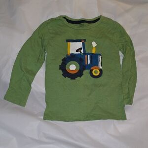 Falls Creek Boys Tractor Graphic Long Sleeved Shirt 4T